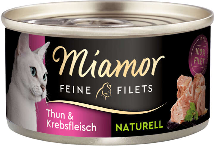Miamor Katzen-Nassfutter Feine Filets Thun & Krebsfleisch